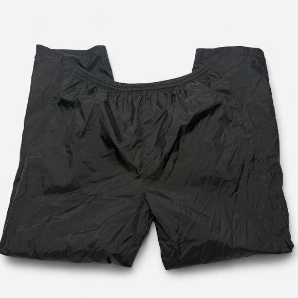 AdidasBlack Windbreaker Track Pants Men’s XL Zip Ankle 2000s Y2K - Picture 2 of 6